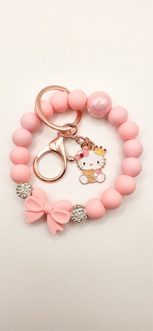 Wristlet - Blush Pink & Silver