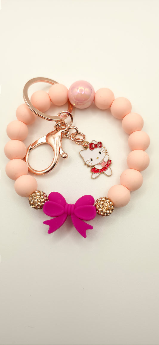 Wristlet - Blush Pink & Fuchsia